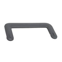 basket handle, front, dark grey,