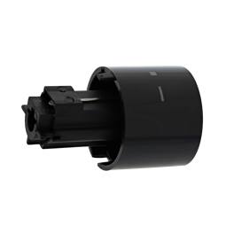 knob, selector, black, +/-