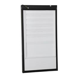refrigerator door, assembly, black, 1116x595