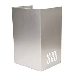 Oberer Inox-Kamin für Herd-Abzugshauben