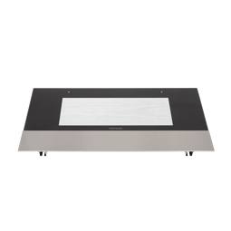 glass door, front, black,