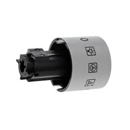 knob, function, inox, 9+0