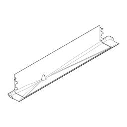 vassoio, evaporatore 1, refrigeratore, 728x131mm