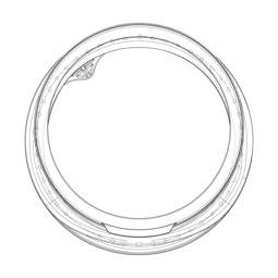 rubber bellow,jet,light,3XL,WM, 326 mm