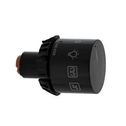 knob, function, black, 9+0