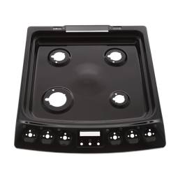 cooking top with frame,black,55cm