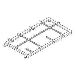grille, tôle du support, gauche,