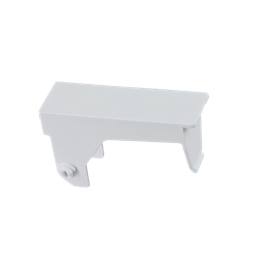 door cover, hinge, white, 47.5x15.9mm
